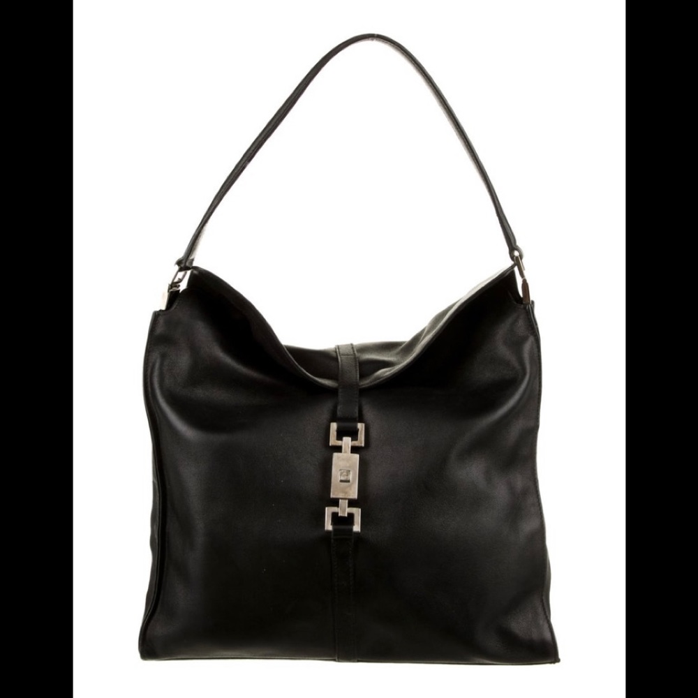 Gucci Leather Jackie Flap Bag